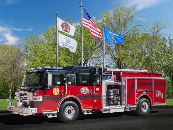 Pierce Velocity Pumper exterior view
