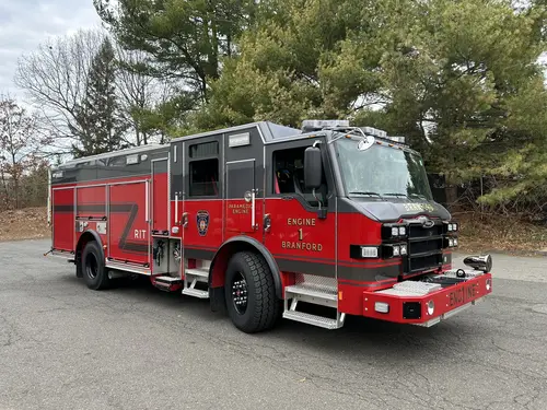 Branford Pierce Impel PUC pumper front-left exterior view