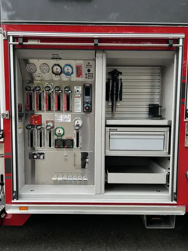 Branford Pierce Impel PUC pumper pump panel and side controls