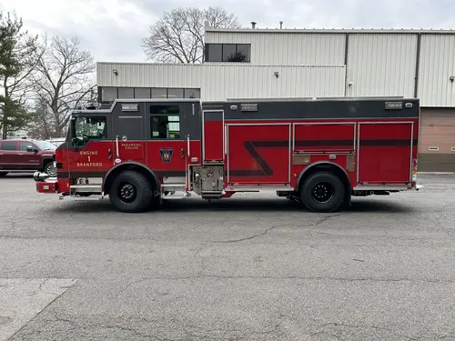 Branford Pierce Impel PUC pumper side profile from the rear quarter