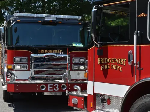 Pierce Enforcer Pumper exterior view