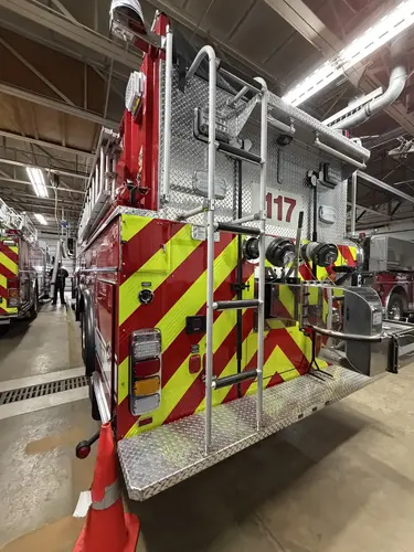Caledonia FD, NY - Pierce Freightliner Tanker Delivery
