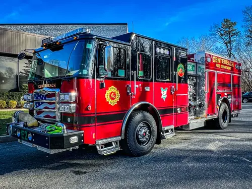 Pierce Enforcer Pumper exterior view