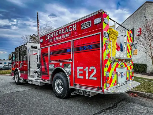 Pierce Enforcer Pumper exterior view