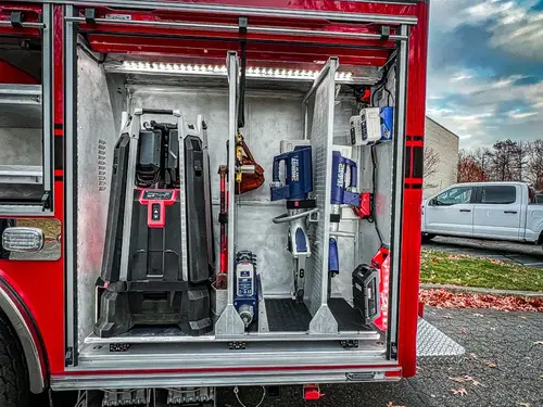 Centereach FD, NY - Pierce Enforcer Rescue Delivery