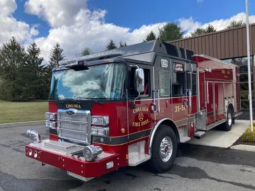 Pierce Enforcer Pumper exterior view