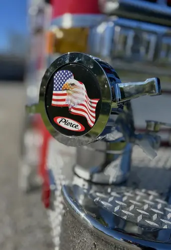 Front bumper intake cap close-up from alternate angle