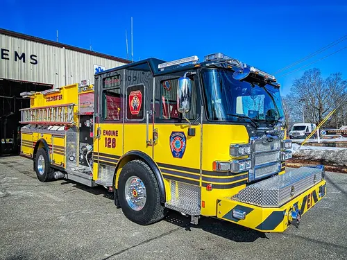 Pierce Enforcer Pumper exterior view