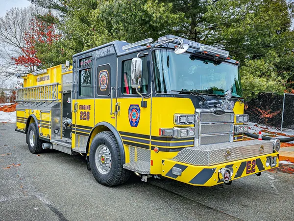 Pierce Enforcer Pumper exterior view