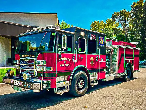 Pierce Enforcer Pumper exterior view
