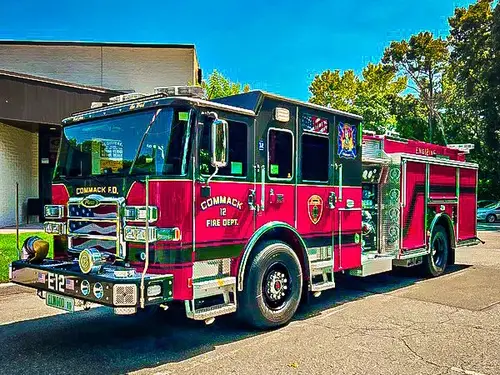 Pierce Enforcer Pumper exterior view