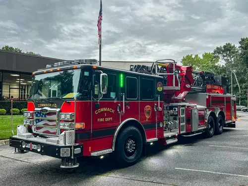 Pierce Enforcer Pumper exterior view