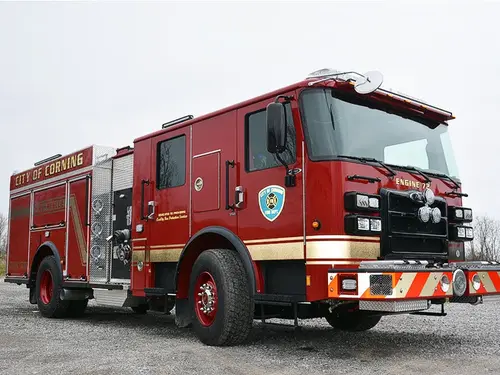 Pierce Enforcer Pumper exterior view