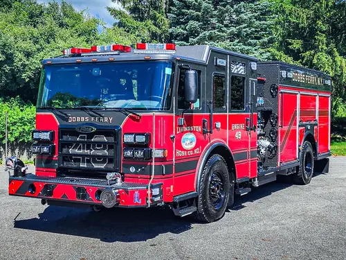 Pierce Enforcer Pumper exterior view