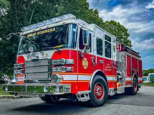 Pierce Enforcer Pumper exterior view
