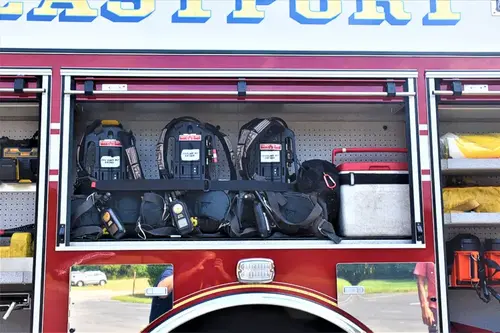 Eastport Fire Department, NY - Pierce Enforcer Pumper Delivery