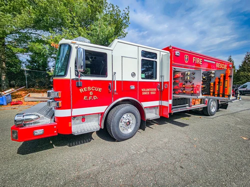 Pierce Enforcer Rescue exterior view