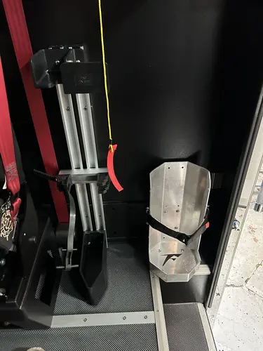 Goshen Pierce Enforcer pumper vertical body compartment with mounted tools