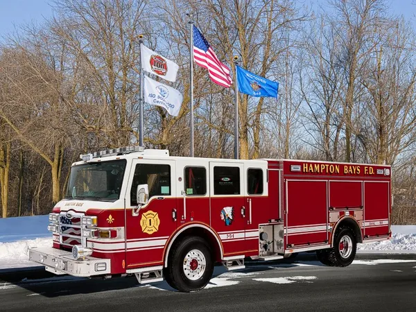 Pierce Impel Pumper exterior view
