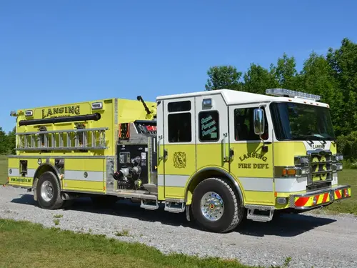 Pierce Enforcer Pumper exterior view