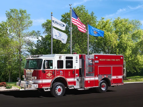 Pierce Enforcer Pumper exterior view