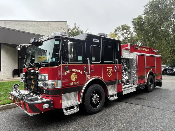 Pierce Enforcer Pumper exterior view