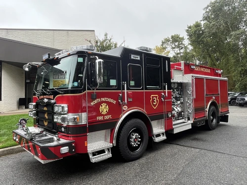 Pierce Enforcer Pumper exterior view
