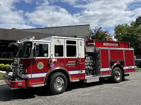 Pierce Enforcer Pumper exterior view