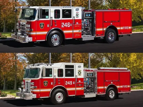 Pierce Arrow Pumper exterior view