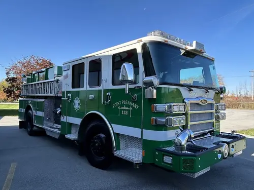 Pierce Enforcer Pumper exterior view