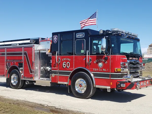 Pierce Enforcer Pumper exterior view