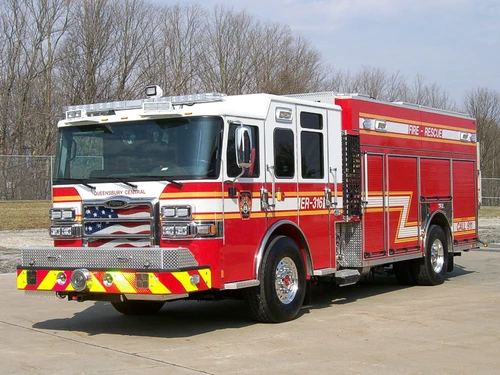 Pierce Pumper exterior view