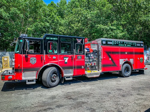 Pierce Enforcer Pumper exterior view