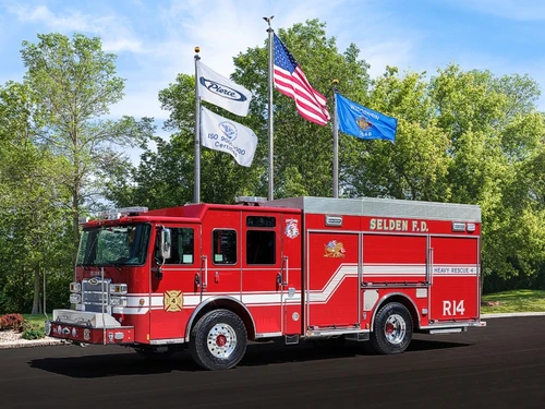 Pierce Enforcer Rescue exterior view