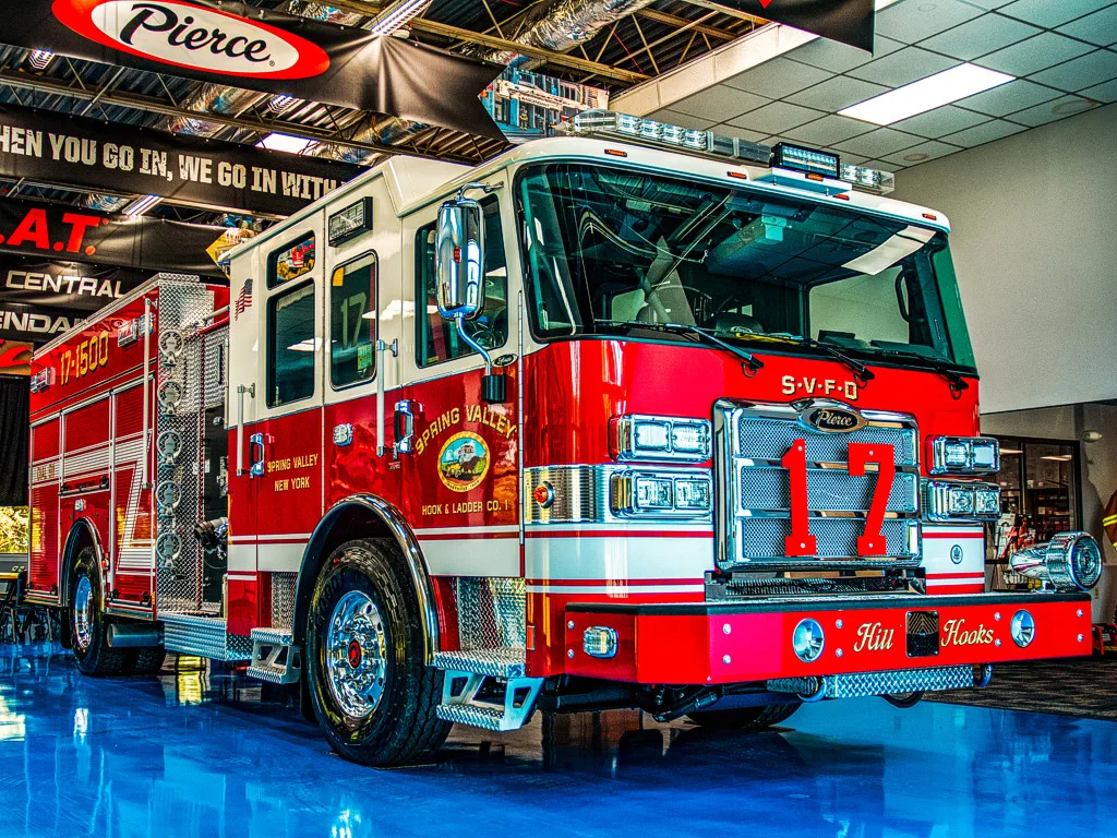 Spring Valley Fd Spring Valley FD, NY - Pierce Enforcer Pumper Delivery