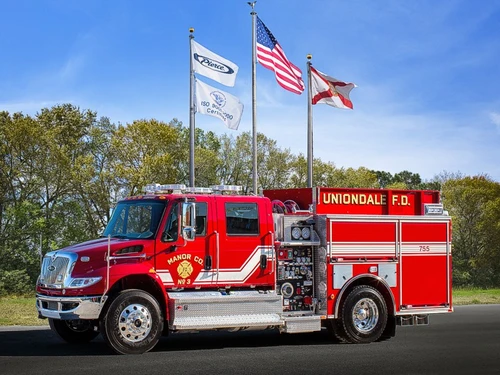 Pierce Pumper exterior view
