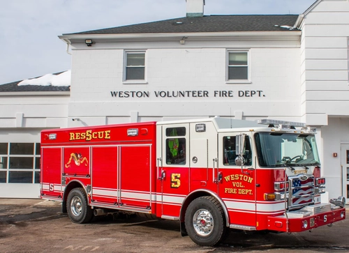 Weston VFD, CT - Pierce Enforcer Rescue Delivery